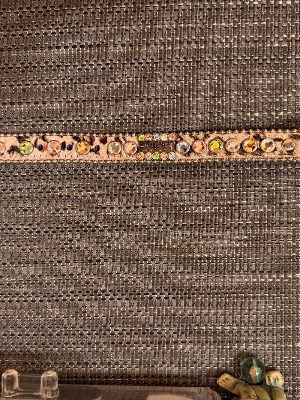 Authentic B.B. Simon Swavorski Crystal Pet Collar XS - Animal Print